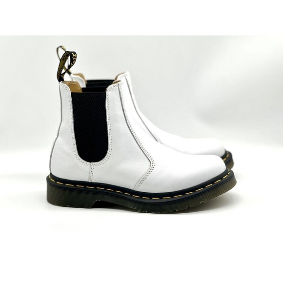 Dr. Martens Boots Women Size 5L 1460 Bex White Smooth Leather Platform - Picture 1 of 7